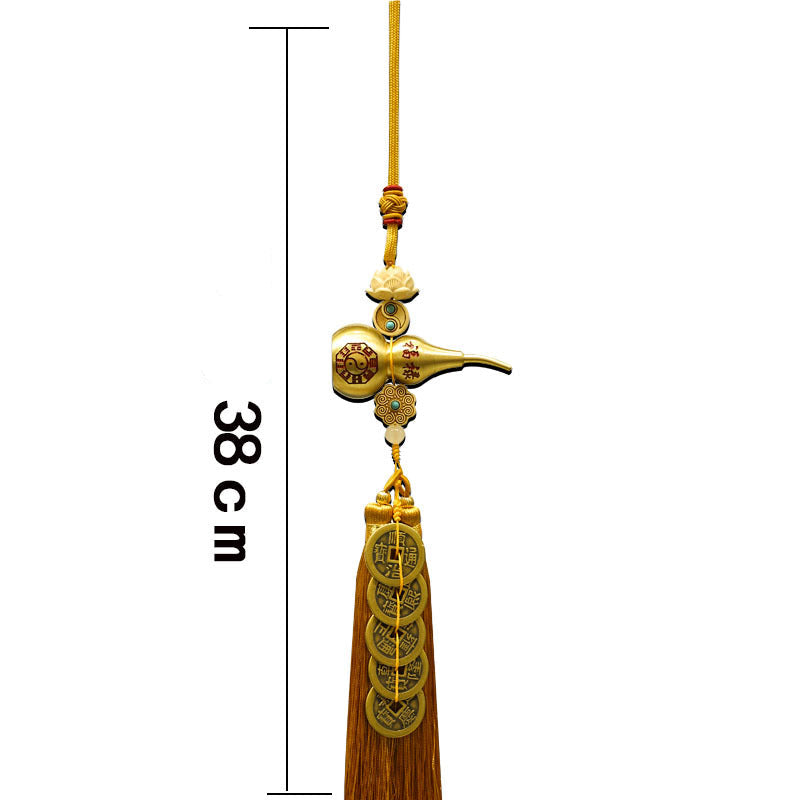 Feng Shui Brass Calabash Energy Amplifier against negative forces