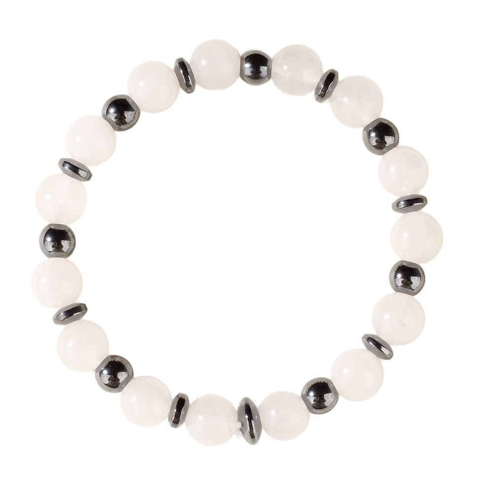 Moonstone & Black Obsidian Bracelet – Light Meets Shadow