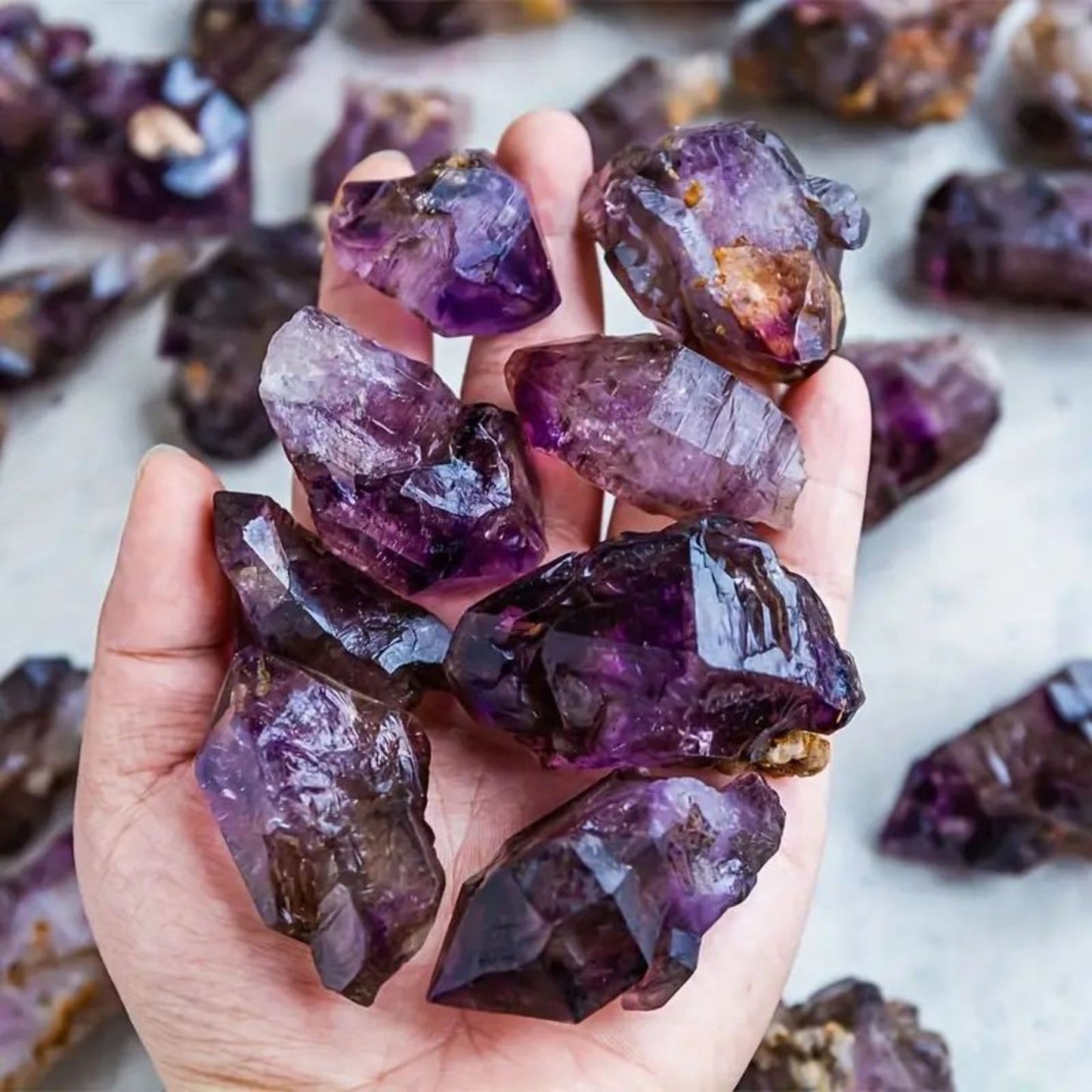 Natural Super Seven Crystal – Raw Melody Stone for Spiritual Awakening & Energy Alignment