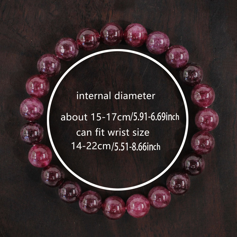 Natural Garnet Bead Bracelet – Passion, Vitality & Inner Healing