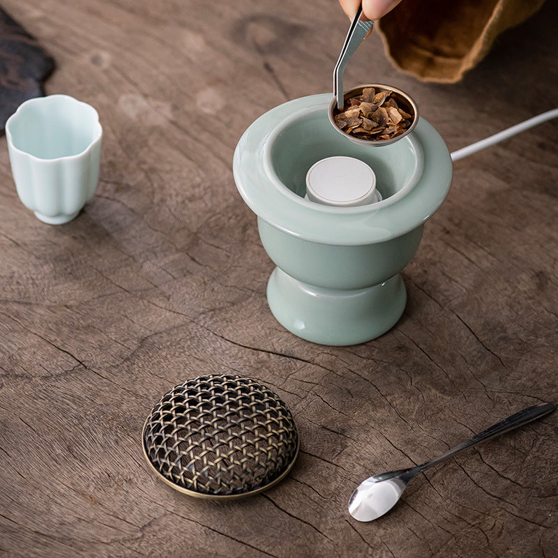 Premium Electric Incense Burner – Ceramic Aroma Diffuser