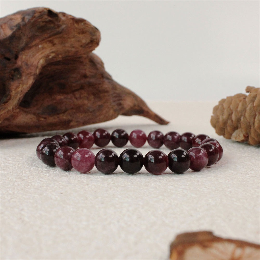 Natural Garnet Bead Bracelet – Passion, Vitality & Inner Healing
