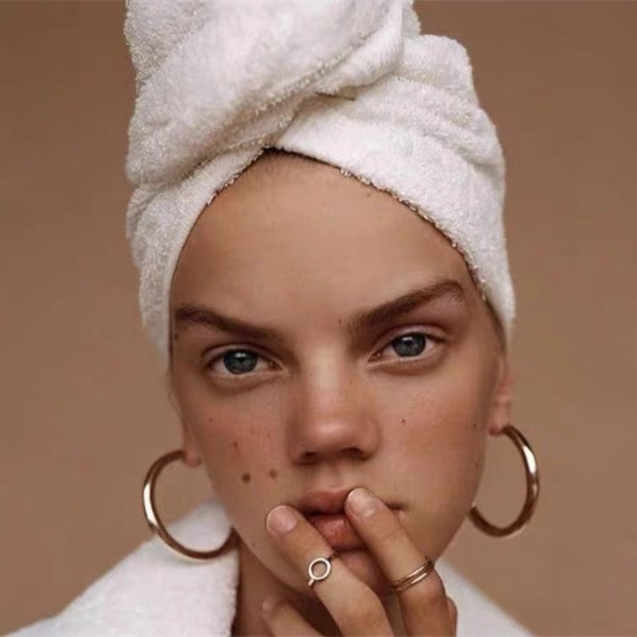 Divine Halo Hoops – Gold-Plated Bold Hollow Circle Earrings