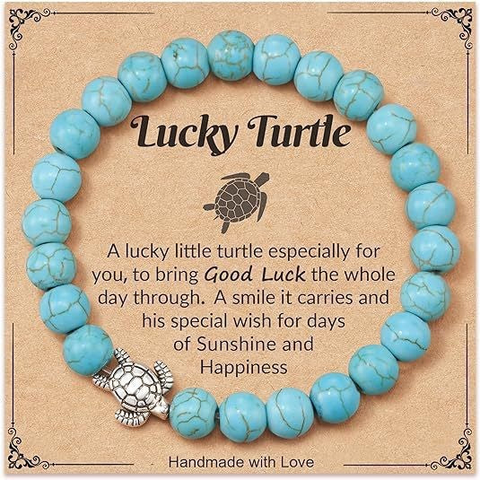 Natural Blue Turquoise Energy Bracelet