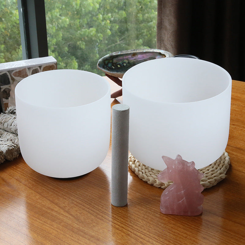 Standard Pitch Quartz Crystal Singing Bowl | Yoga Meditation Sound Healing