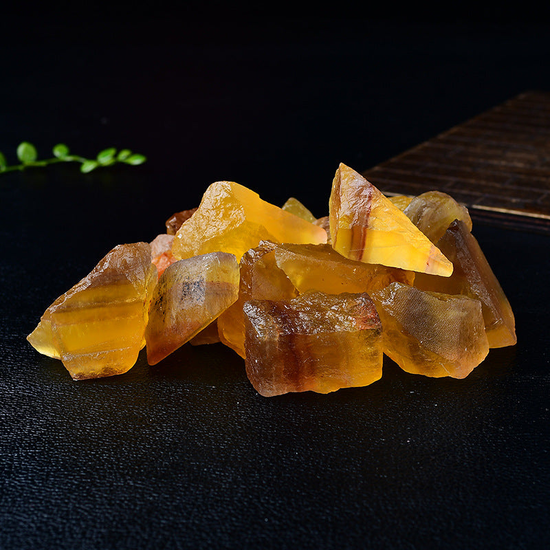 Raw Citrine Crystal Geode – Natural Energy Healing Stone