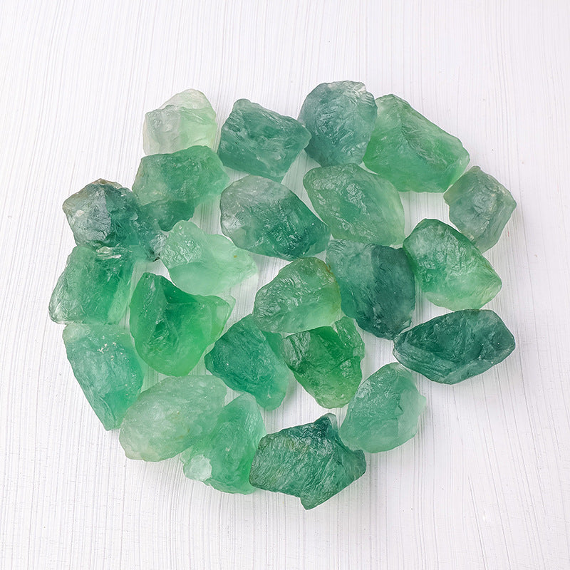 Natural Raw Green Fluorite Crystal – Energy Stone for Clarity & Healing