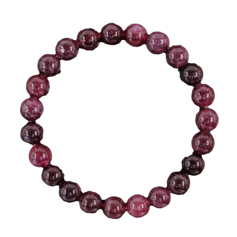 Natural Garnet Bead Bracelet – Passion, Vitality & Inner Healing