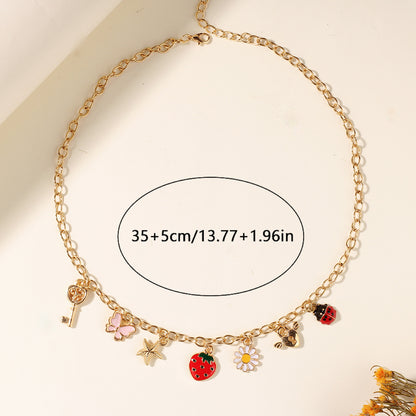 Sweet & Spicy Summer Pendant Necklace – Vacation Vibes with Edge
