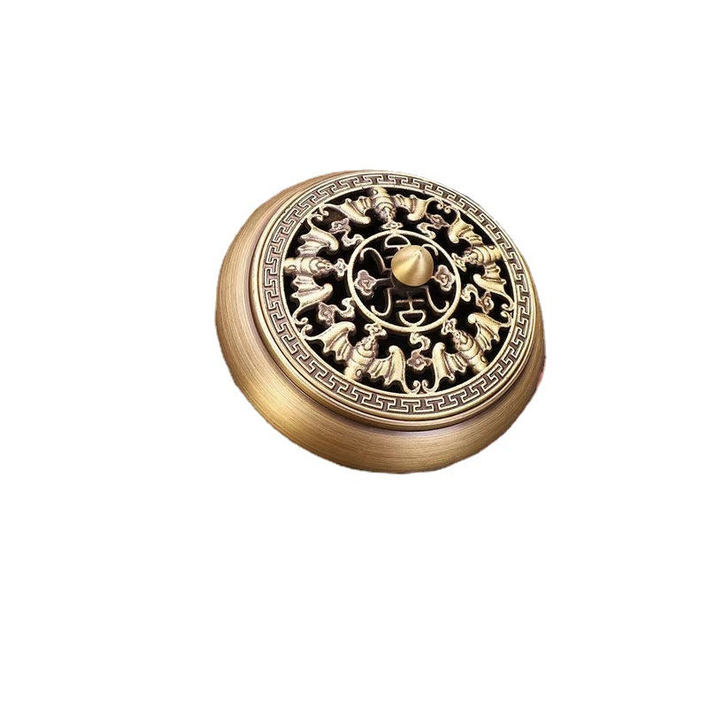 Mini Brass Incense Burner | Portable Antique Meditation Censer