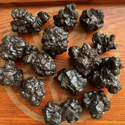 Natural Raw Black Tourmaline Crystal – Egyptian Prophecy Stone & Mineral Specimen