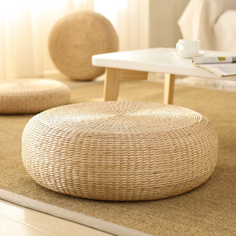 Japanese Tatami Meditation Floor Cushion – Zen Pouf for Mindfulness & Yoga