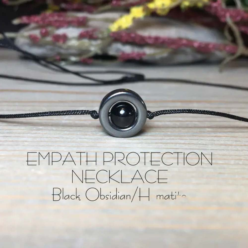 Minimalist Black Onyx Pendant Necklace – Natural Stone for Grounding & Inner Power