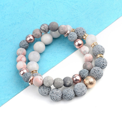 Genuine Lava Stone Bracelet – Grounding & Protection