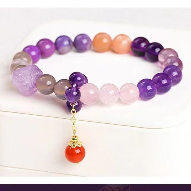 Bazi Customized Top Grade Amethyst Bracelet