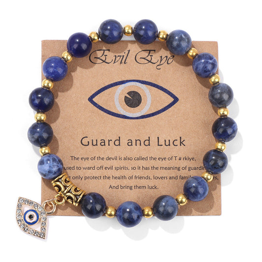 Natural Larimar Energy Bracelet