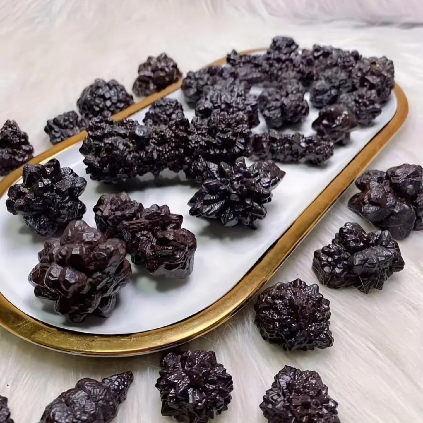 Natural Raw Black Tourmaline Crystal – Egyptian Prophecy Stone & Mineral Specimen