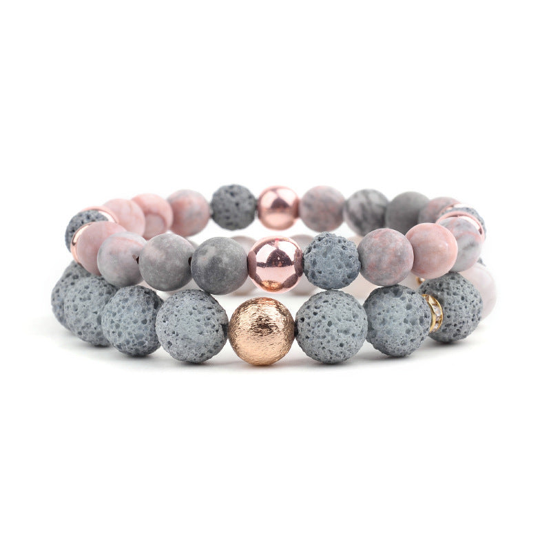 Genuine Lava Stone Bracelet – Grounding & Protection