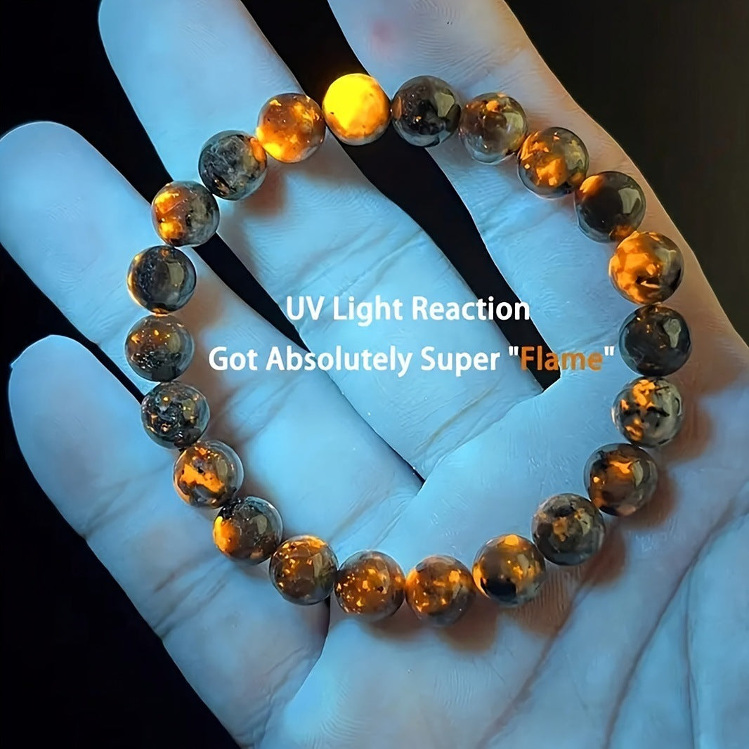 Firestone Healing Bracelet · Natural Lava Energy in Bold Punk Style