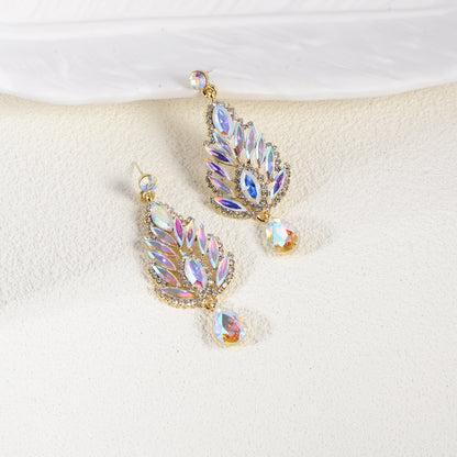 Celestial Glam – Crystal Rhinestone Drop Earrings