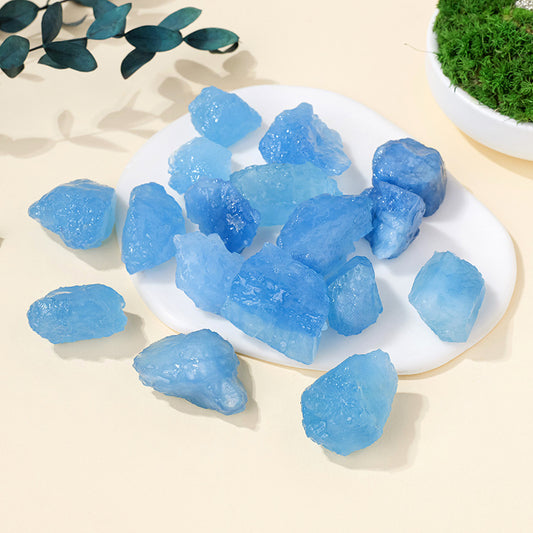 Natural Raw Aquamarine Crystal – Uncut Healing Stone for Energy & Balance
