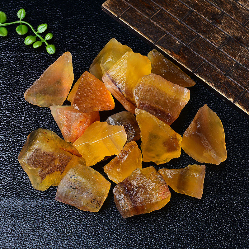 Raw Citrine Crystal Geode – Natural Energy Healing Stone