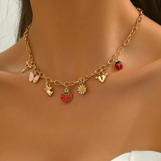 Sweet & Spicy Summer Pendant Necklace – Vacation Vibes with Edge
