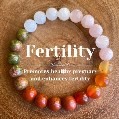 Natural Unakite Crystal Bracelet – Emotional Healing & Feminine Grounding