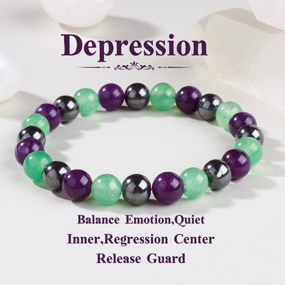 Natural Amethyst Healing Bracelet 