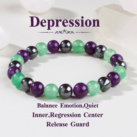 Natural Amethyst Healing Bracelet 