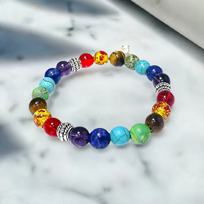7-Chakra Healing Crystal Bracelet