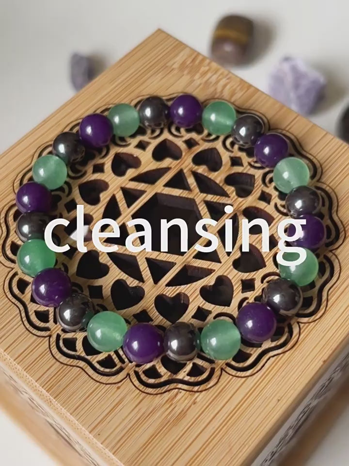 Natural Amethyst Healing Bracelet 