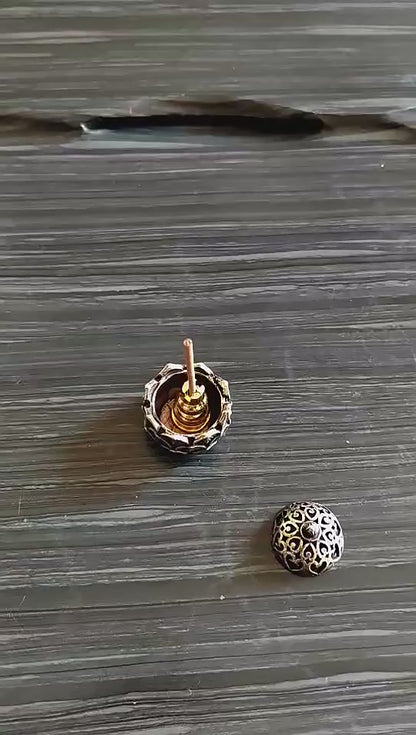 Mini Brass Incense Burner | Portable Antique Meditation Censer