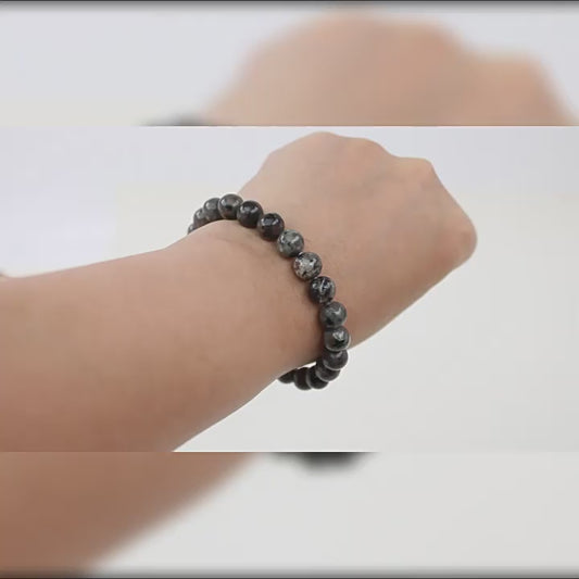 Firestone Healing Bracelet · Natural Lava Energy in Bold Punk Style
